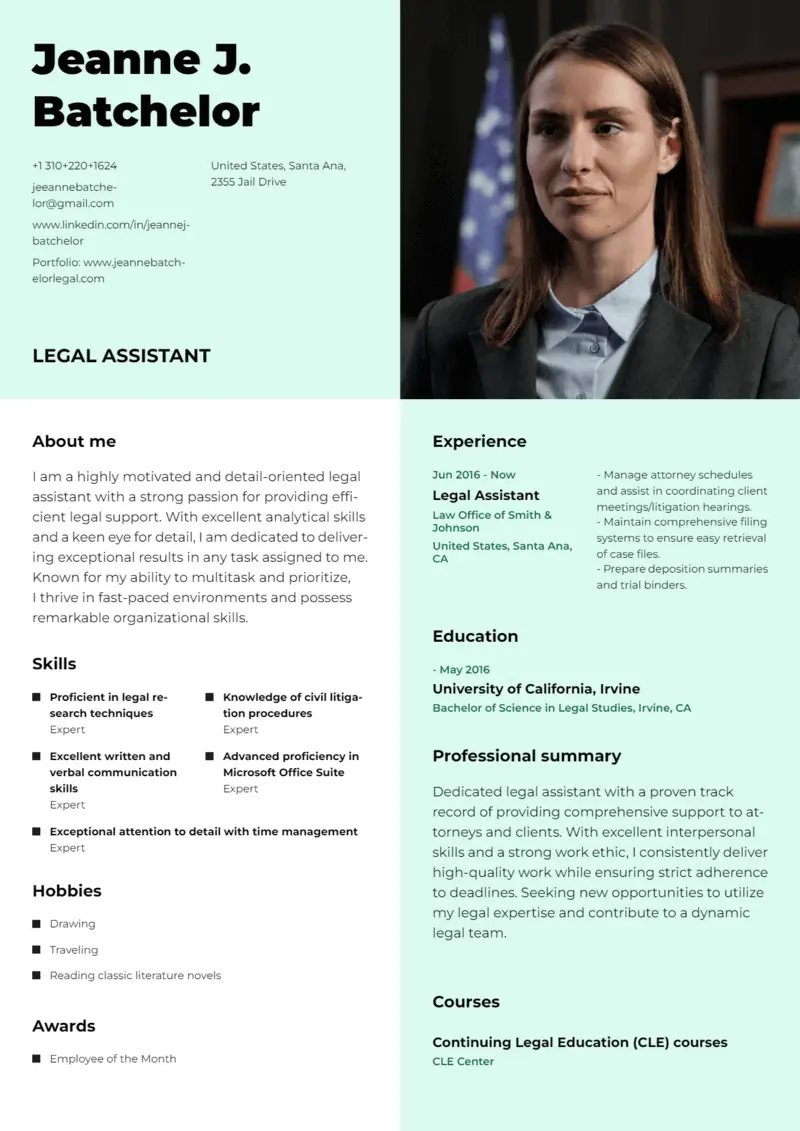 Legal Assistant Resume Guide (with Examples)